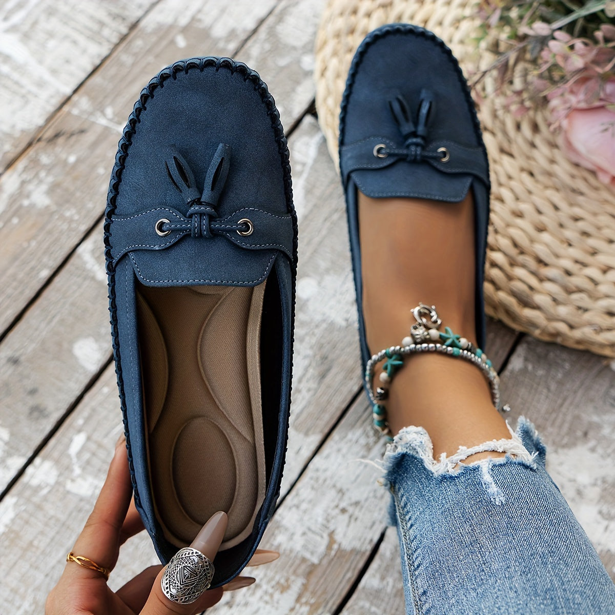 Nadine™ - Klassieke loafers met kwastjes