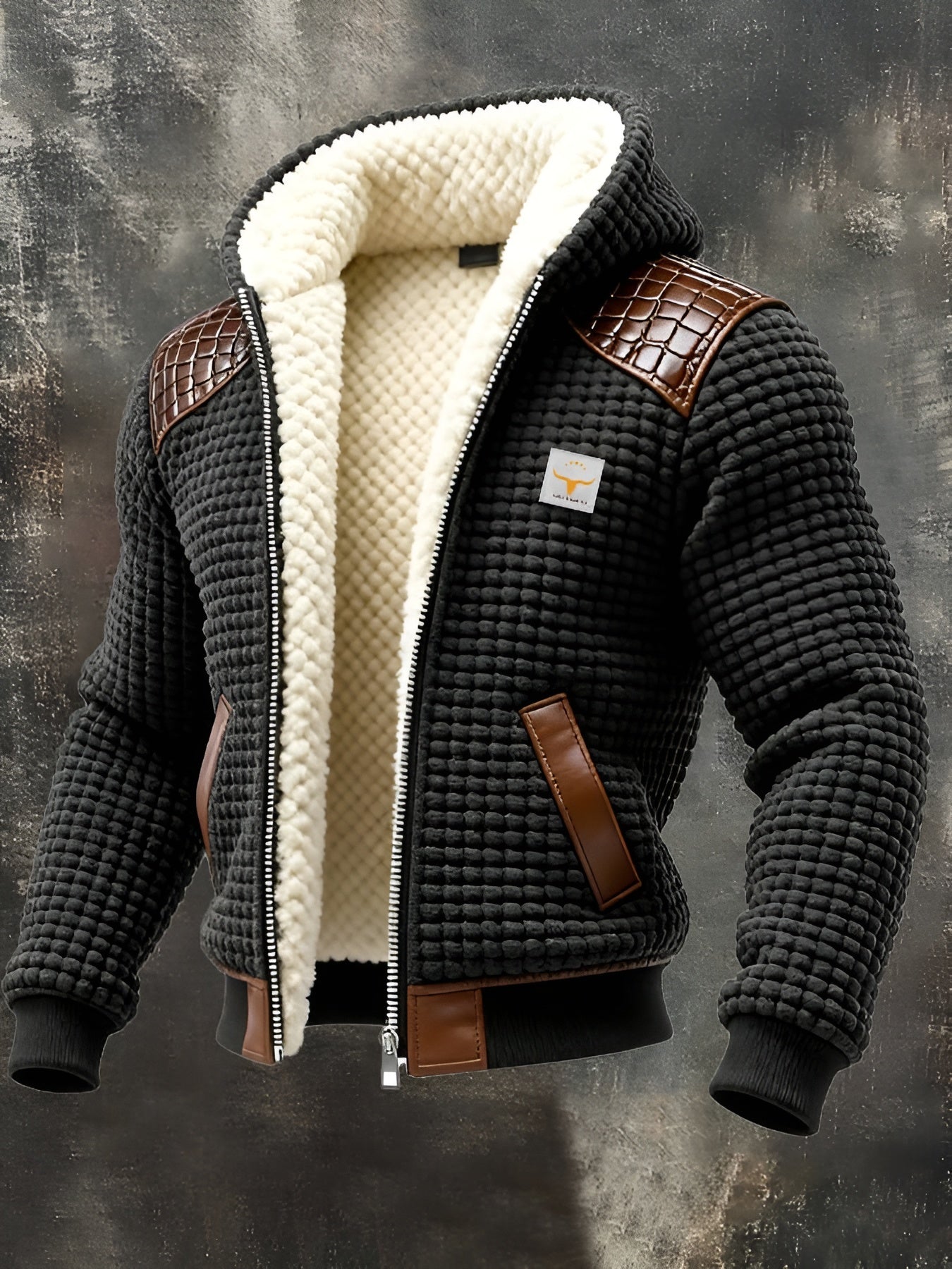 VANHOUTEN™ | GEVOERDE QUILTED JAS MET CAPUCHON