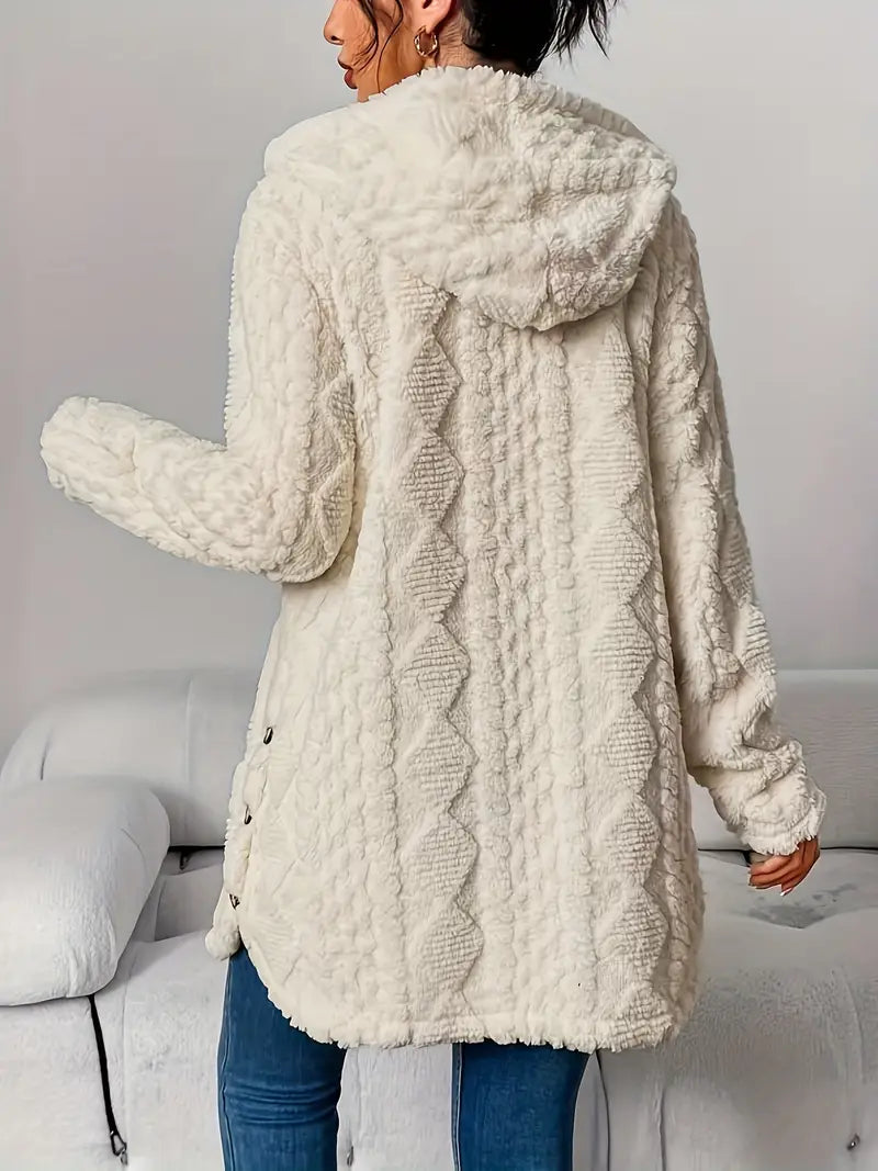 Chateau Elise™ | Luxe Gebreide Hoodie Cardigan