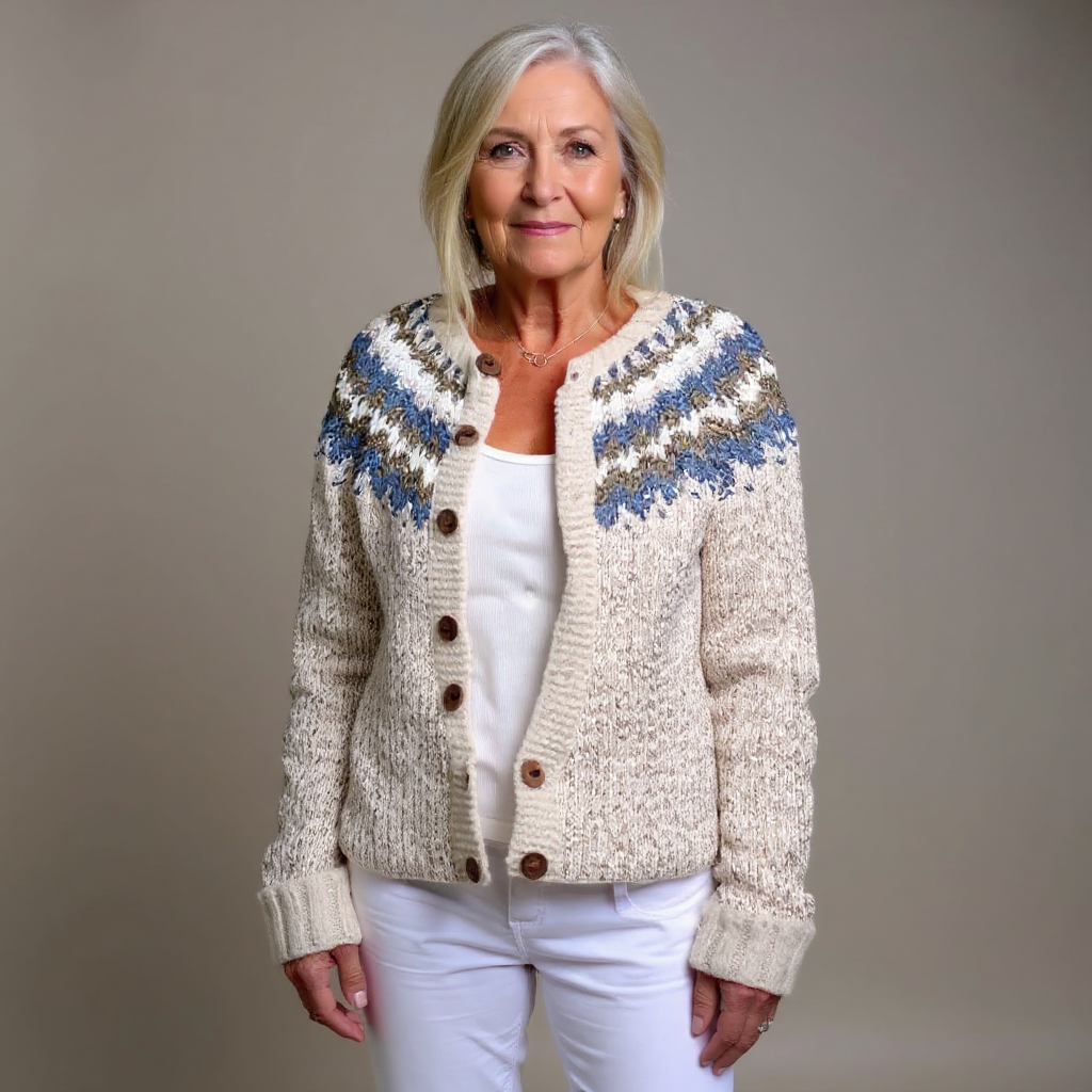 Peyton | Vintage IJslands Gebreid Vest