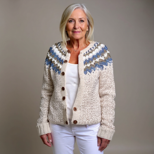 Peyton | Vintage IJslands Gebreid Vest