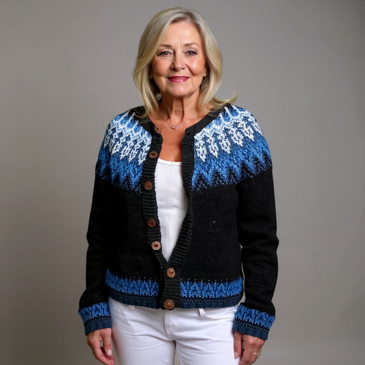 Givanna | Vintage IJslands Gebreid Vest