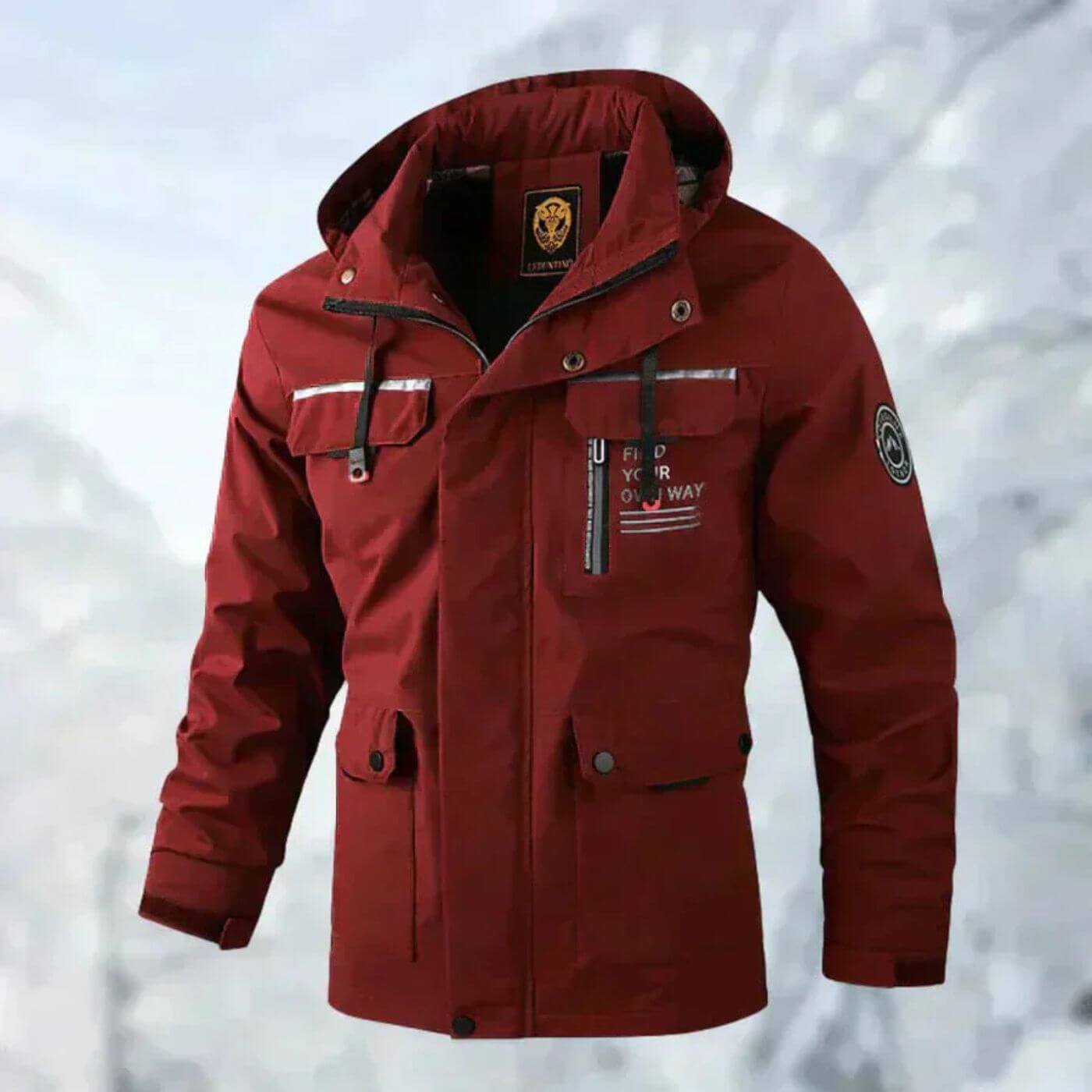 Virexo | Heren winterjas met capuchon