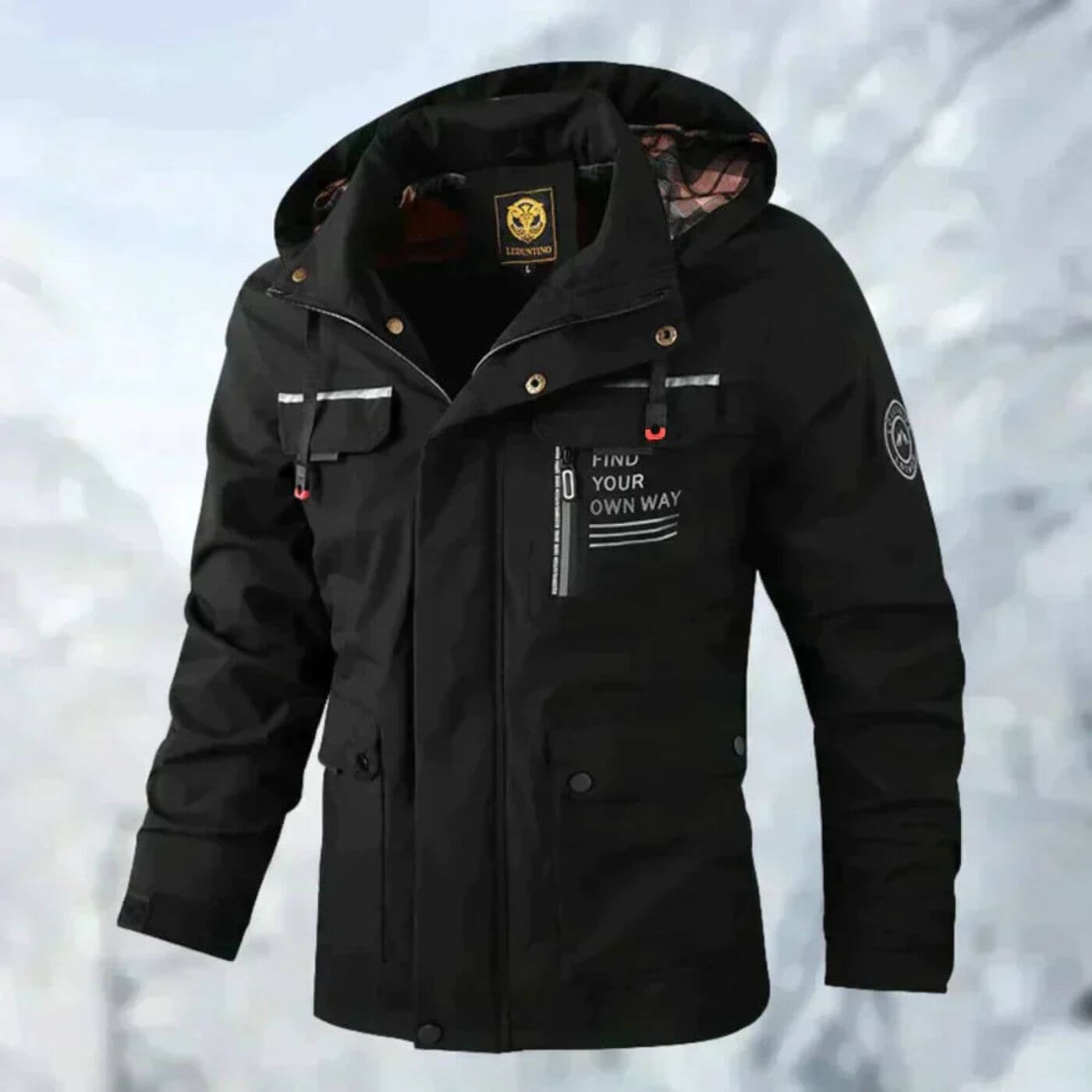 Virexo | Heren winterjas met capuchon