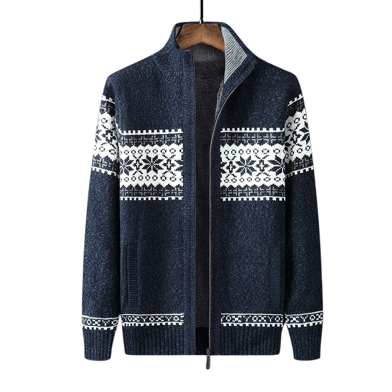 Gebreid vest voor de winter - Fedorus