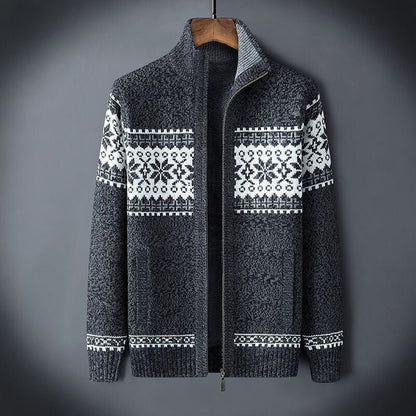 Gebreid vest voor de winter - Fedorus