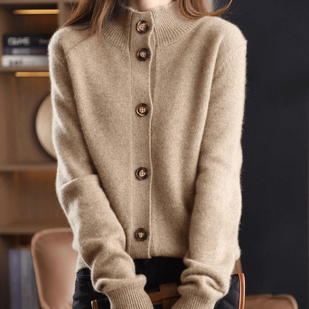 Anny – Luxe Kasjmier Gebreid Vest