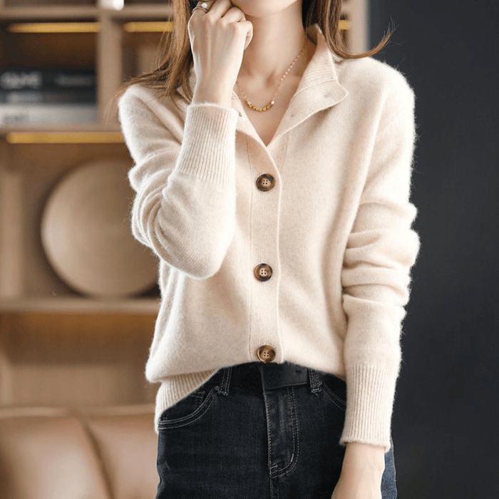 Anny – Luxe Kasjmier Gebreid Vest