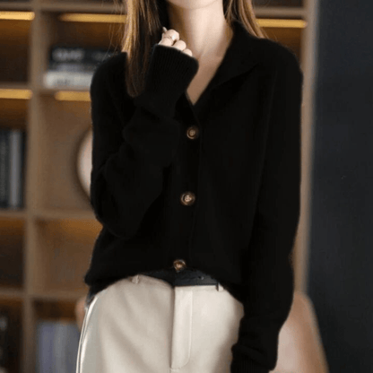 Anny – Luxe Kasjmier Gebreid Vest