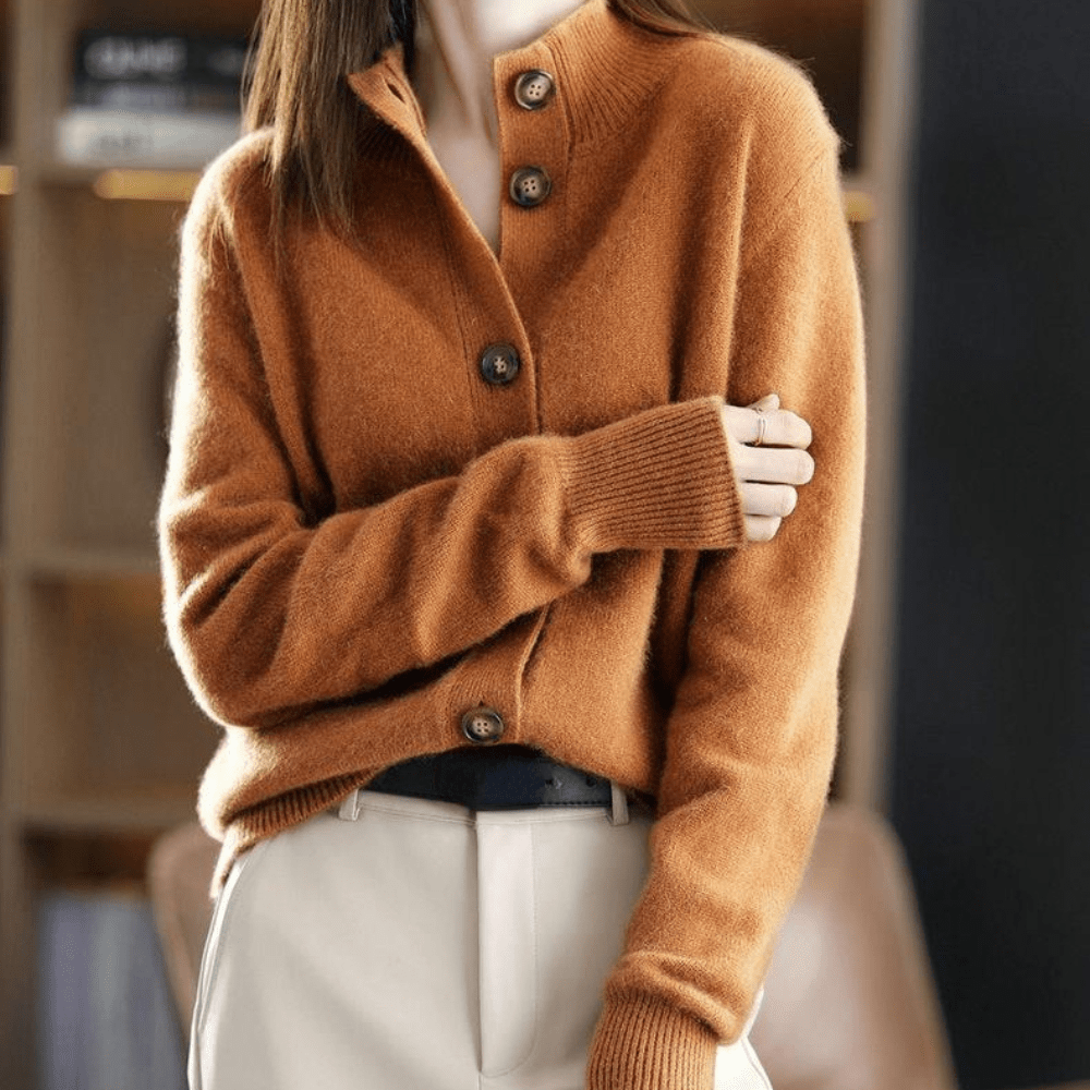Anny – Luxe Kasjmier Gebreid Vest