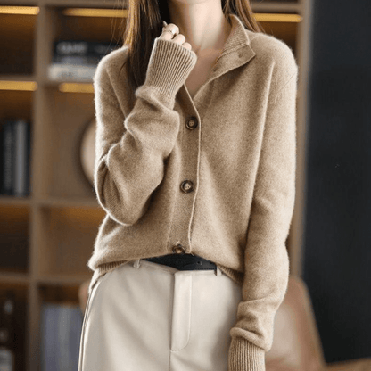 Anny – Luxe Kasjmier Gebreid Vest