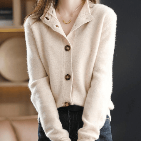 Anny – Luxe Kasjmier Gebreid Vest