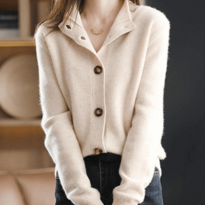 Anny – Luxe Kasjmier Gebreid Vest