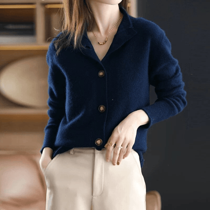 Anny – Luxe Kasjmier Gebreid Vest