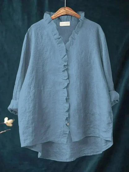 Eline | Elegante linnen zomerblouse