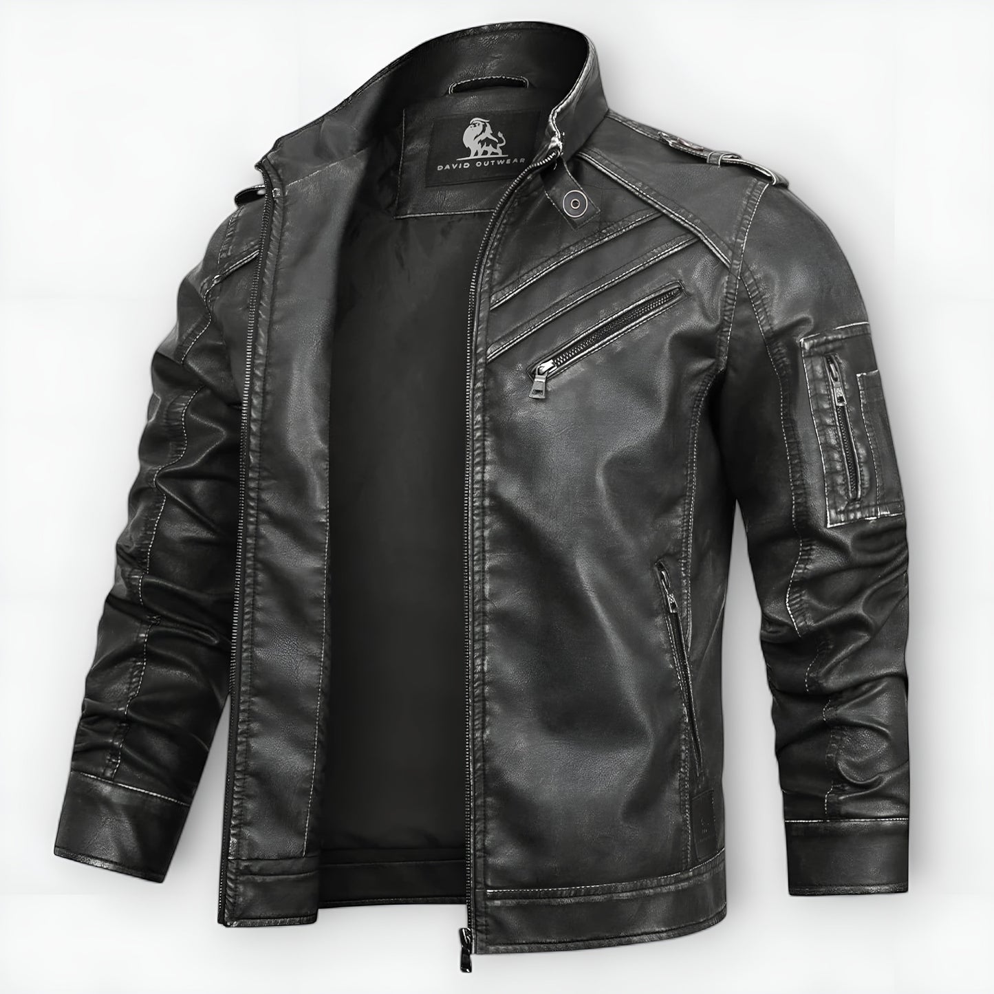 Nicolas™ | Leren Engine Jasje