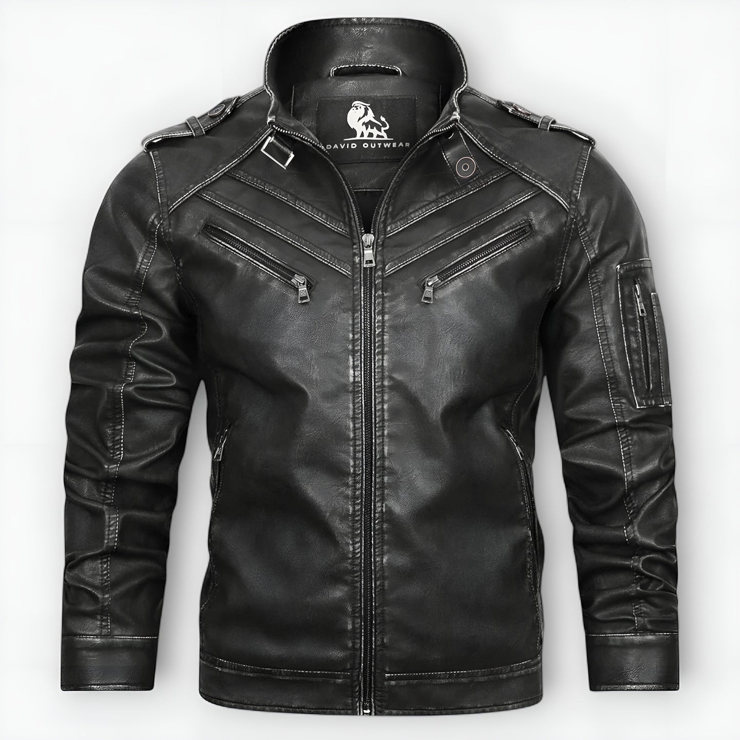 Nicolas™ | Leren Engine Jasje