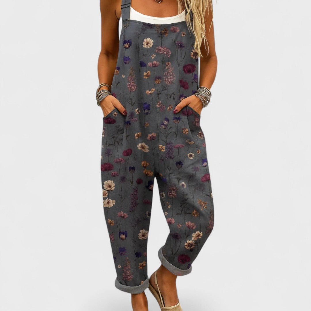 Marta | Handgemaakte jumpsuit met bretels voor dames