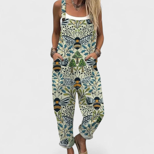 Marta | Handgemaakte jumpsuit met bretels voor dames