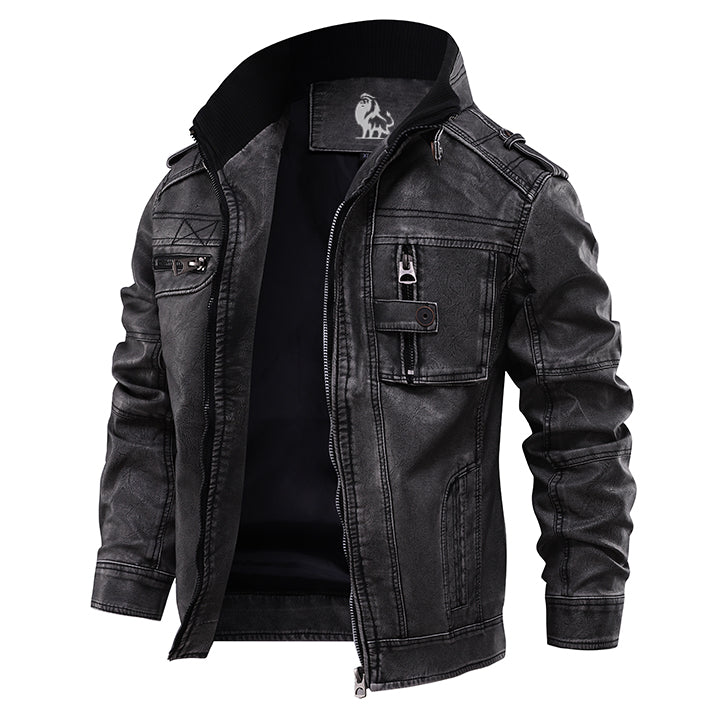 Félix™ | Luxe leren jas