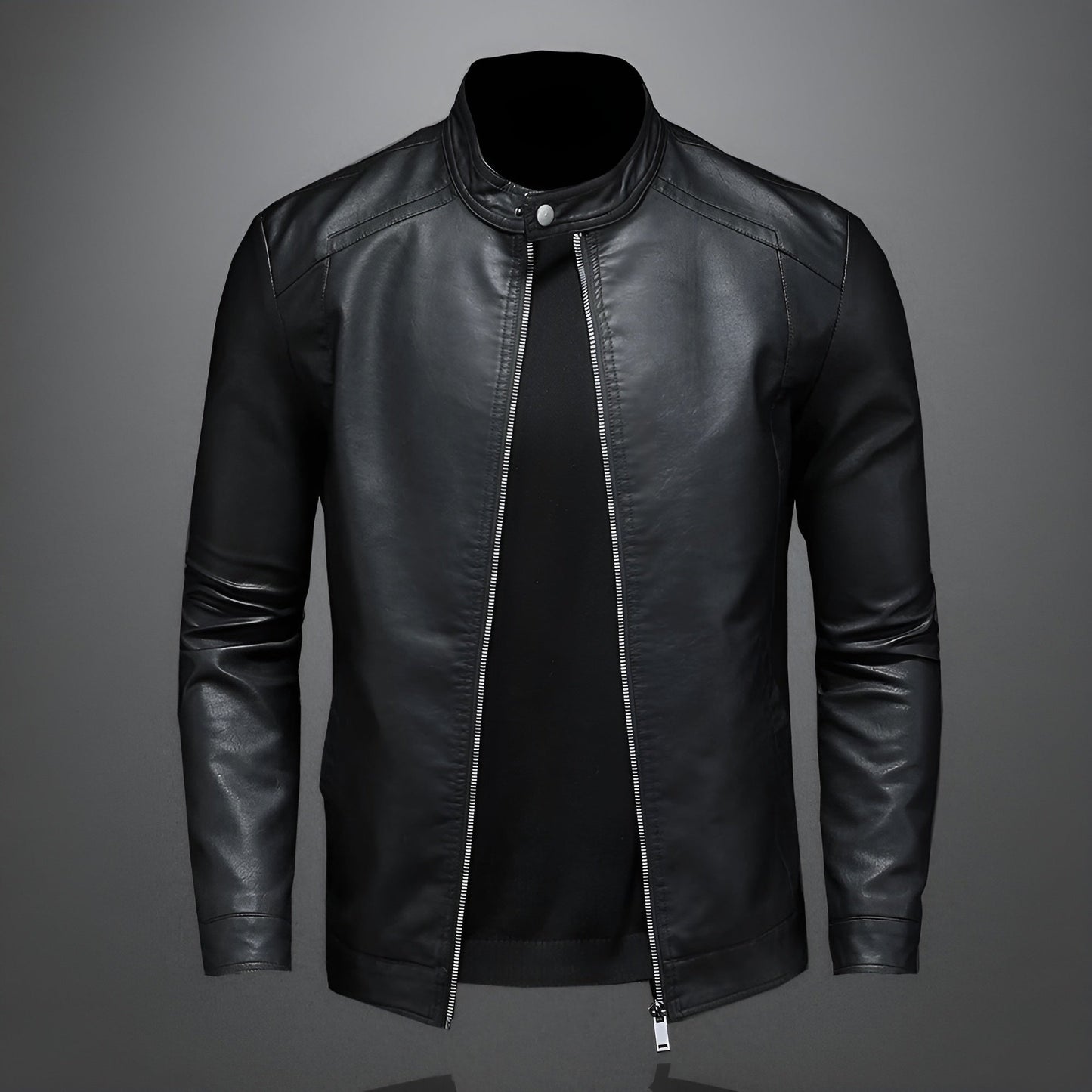 Étienne™ | Klassieke leren jas