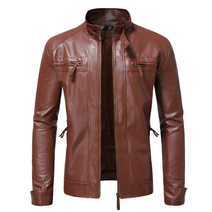 Louis™ | Elegante leren jas voor mannen