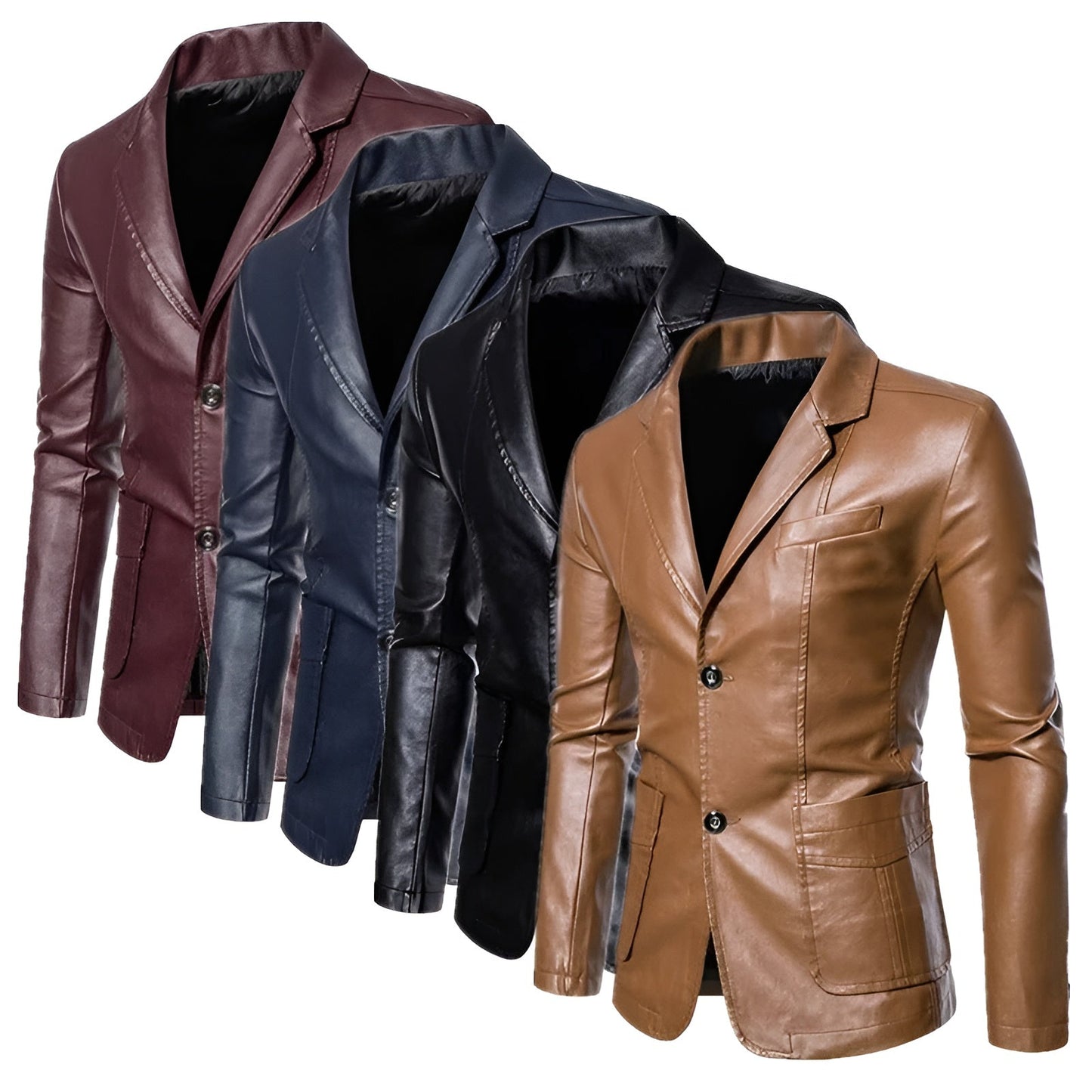 Thierry™ | Business casual leren jas