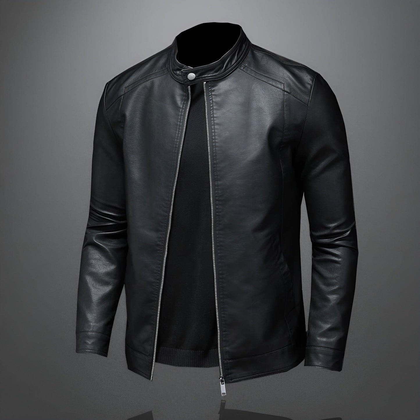 Étienne™ | Klassieke leren jas