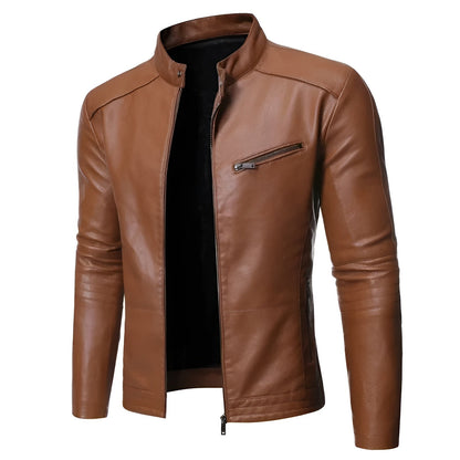 Adrien™ | Elegante leren jas