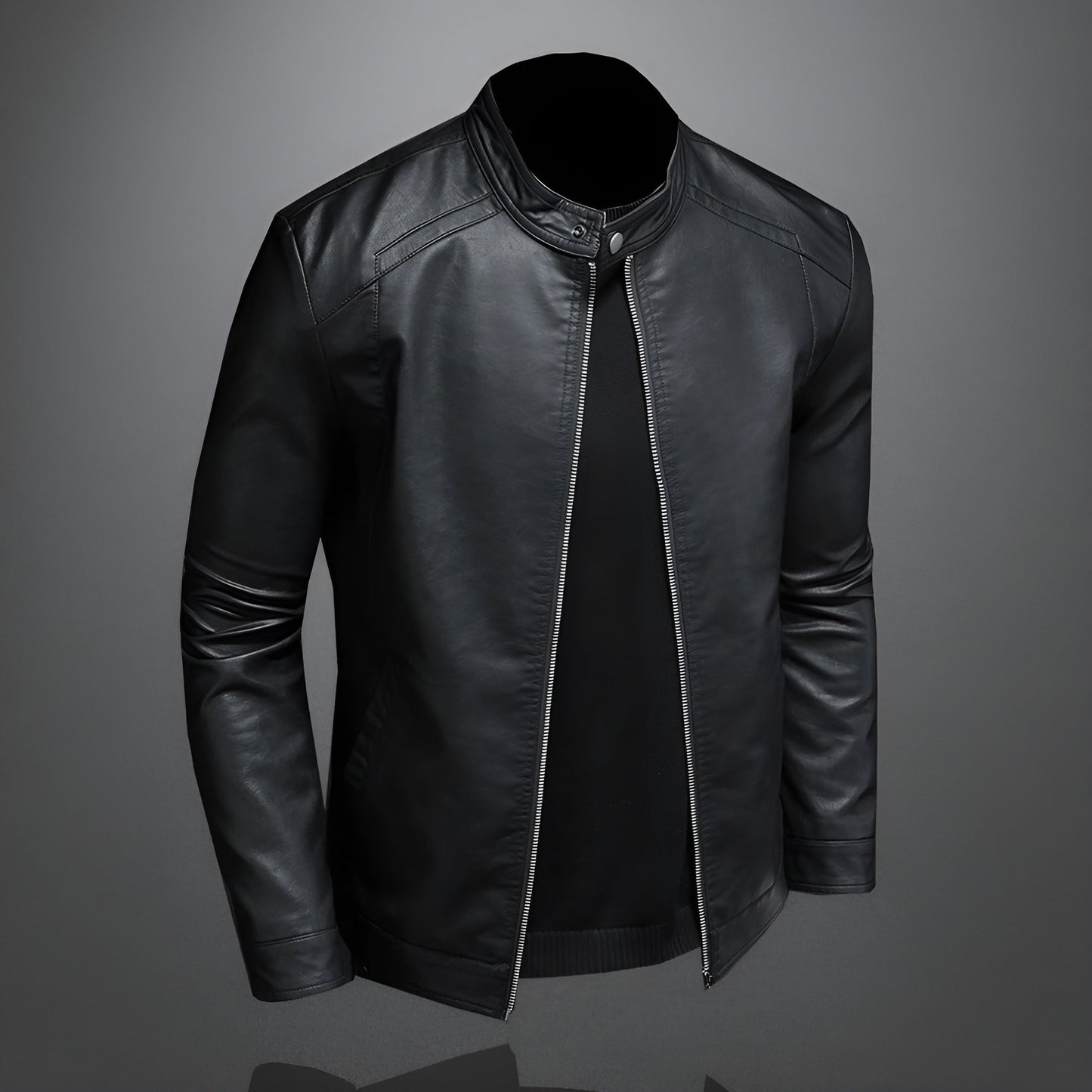 Étienne™ | Klassieke leren jas