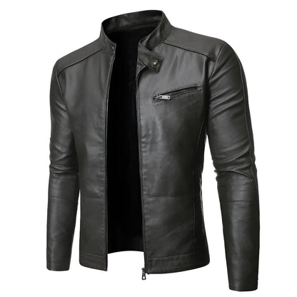 Adrien™ | Elegante leren jas