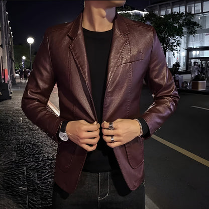 Thierry™ | Business casual leren jas