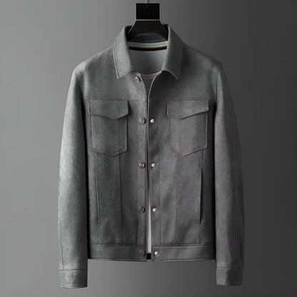 Henri™ | Chique leren jas voor mannen