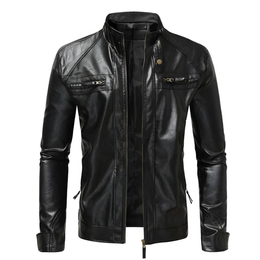 Louis™ | Elegante leren jas voor mannen