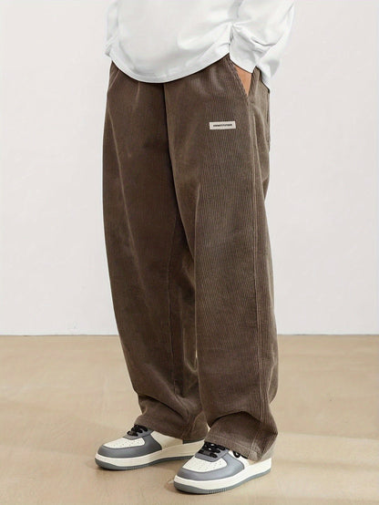 Zachte en warme corduroy broek voor heren voor de zomer - Geert