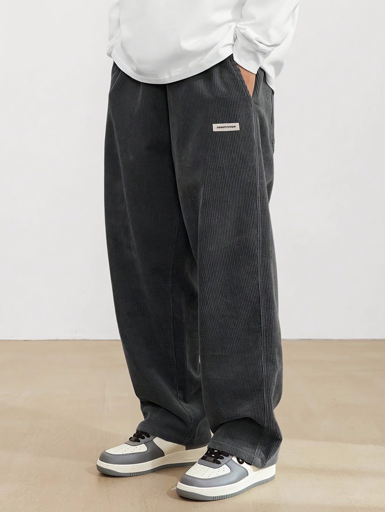Zachte en warme corduroy broek voor heren voor de zomer - Geert