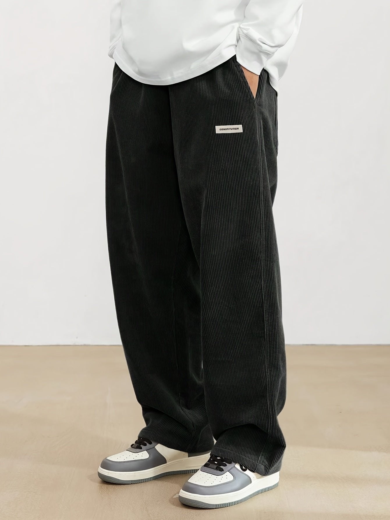 Zachte en warme corduroy broek voor heren voor de zomer - Geert