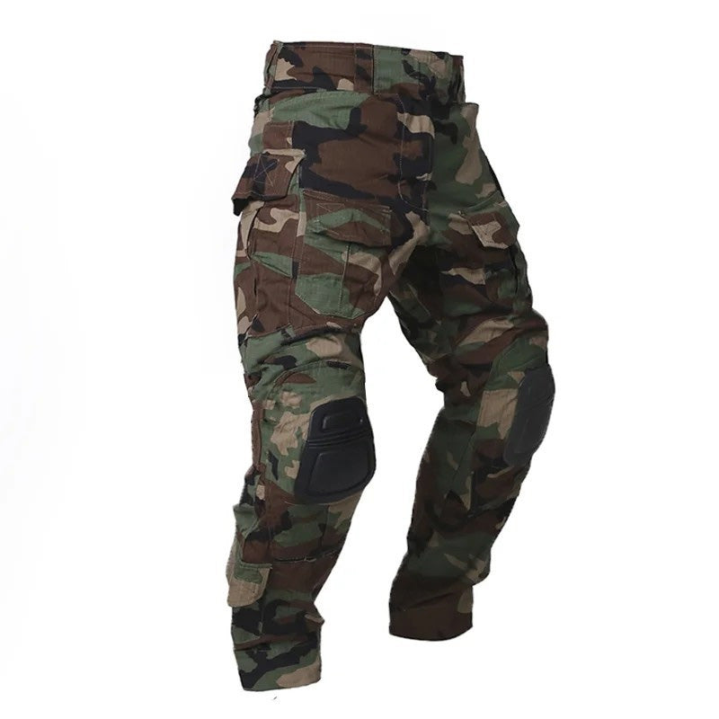 Cargo-broek met ingebouwde kniebeschermers