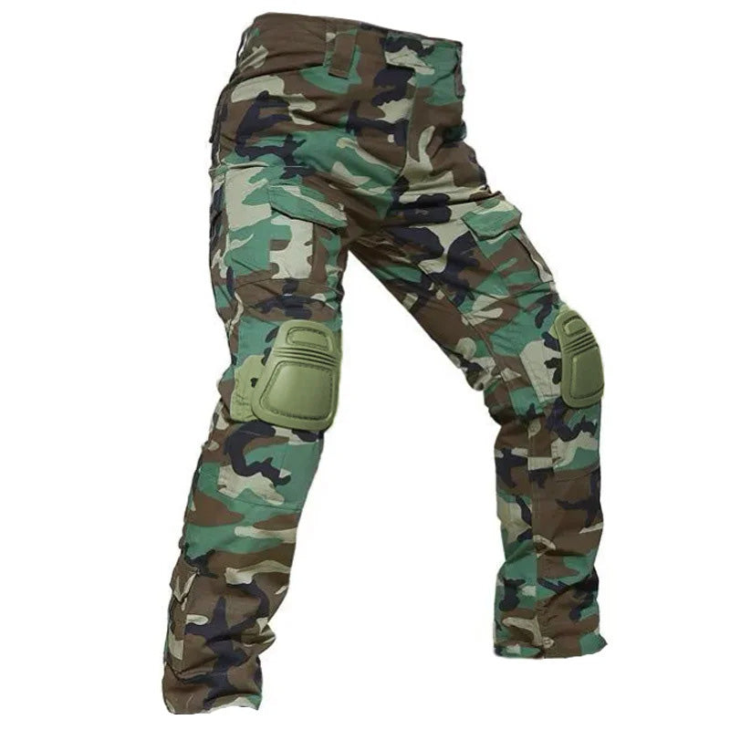 Cargo-broek met ingebouwde kniebeschermers
