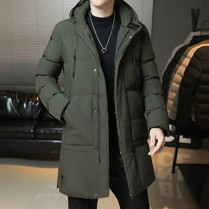 Adrien™ | Elegante Lange Winterjas voor Mannen