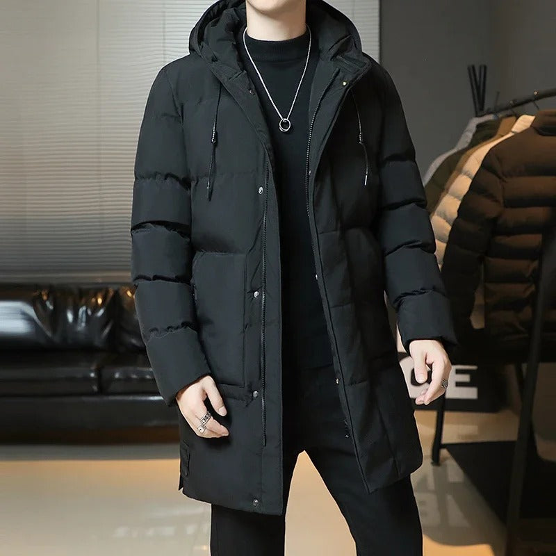 Adrien™ | Elegante Lange Winterjas voor Mannen