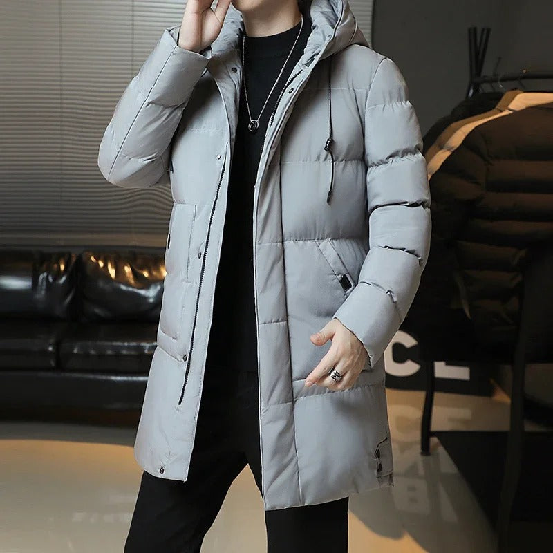 Adrien™ | Elegante Lange Winterjas voor Mannen