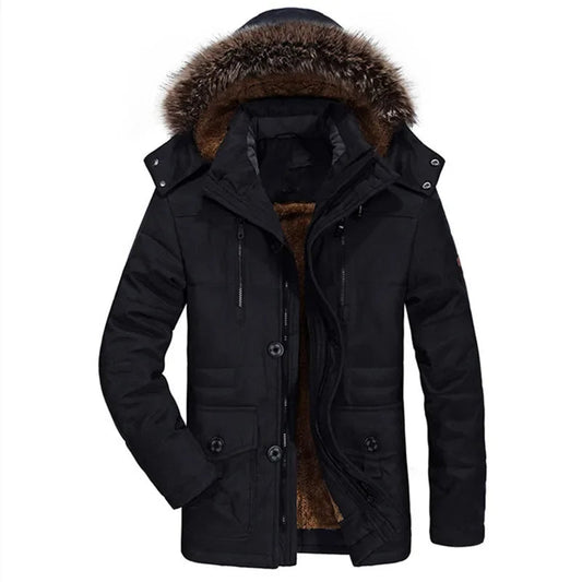 Pierre™ | Winterjas van katoen met capuchon