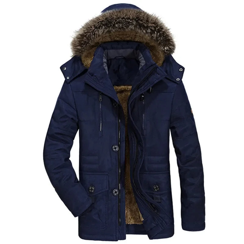 Pierre™ | Winterjas van katoen met capuchon