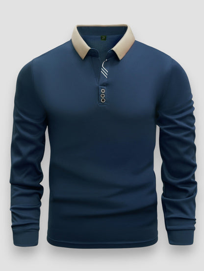 Virexo™ | Luxe Polo Met Lange Mouwen
