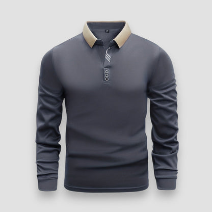 Virexo™ | Luxe Polo Met Lange Mouwen