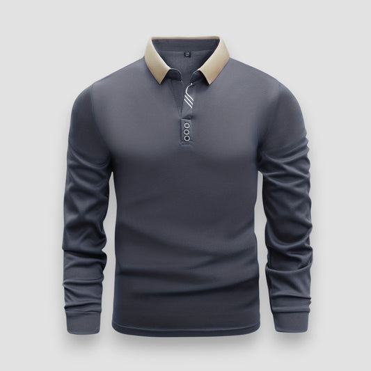 Virexo™ | Luxe Polo Met Lange Mouwen