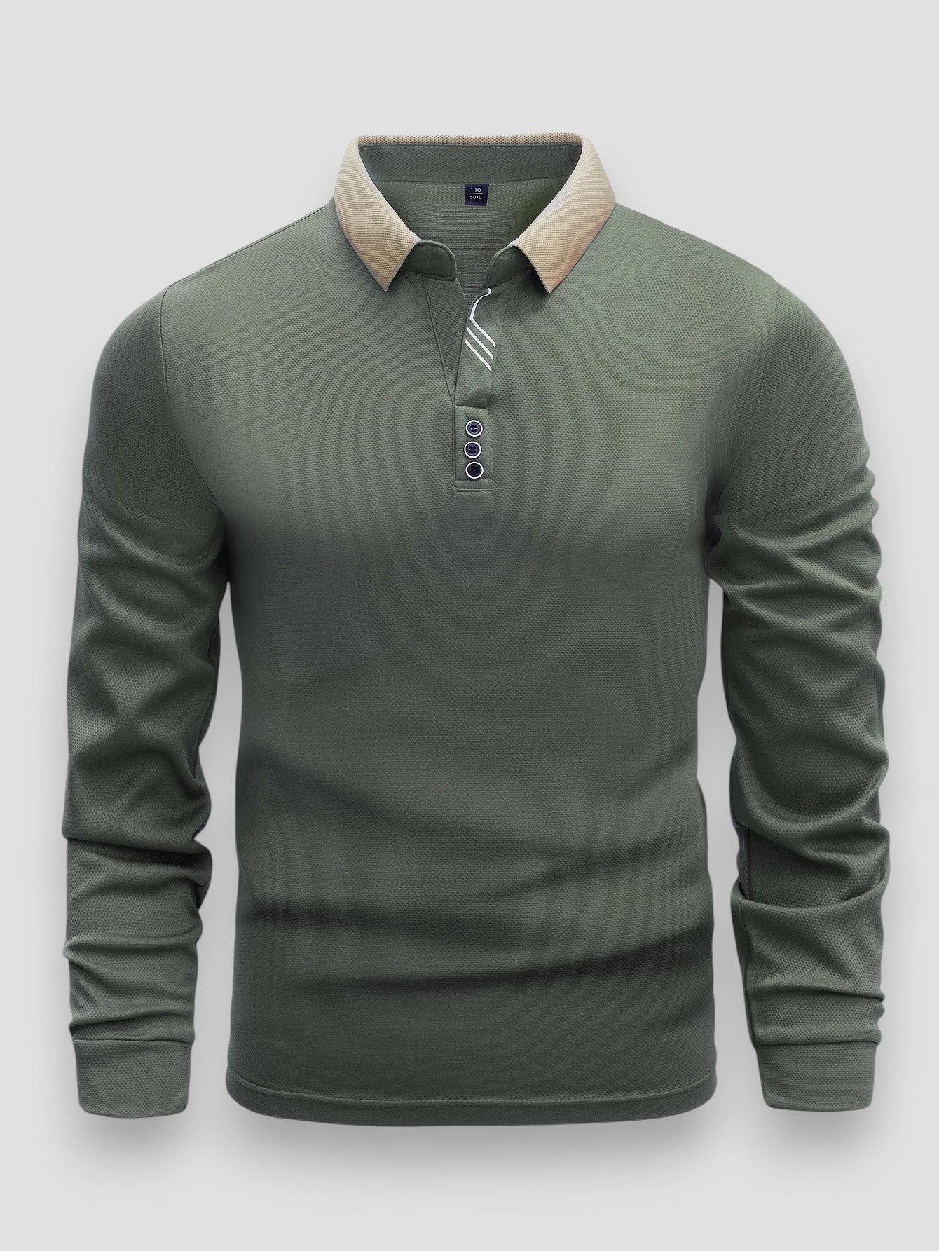 Virexo™ | Luxe Polo Met Lange Mouwen