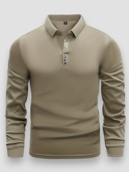 Virexo™ | Luxe Polo Met Lange Mouwen