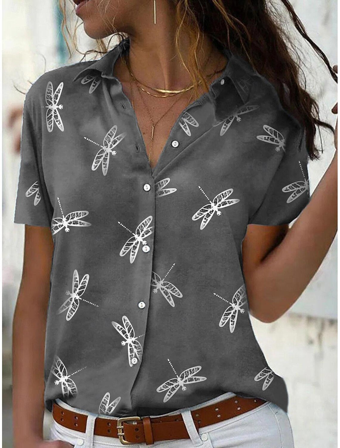 Relaxed dames zomershirt - Martine